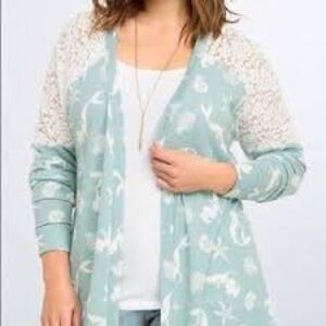 Disney The Little Mermaid cardigan. Torrid size 18/20 (torrid size 2).